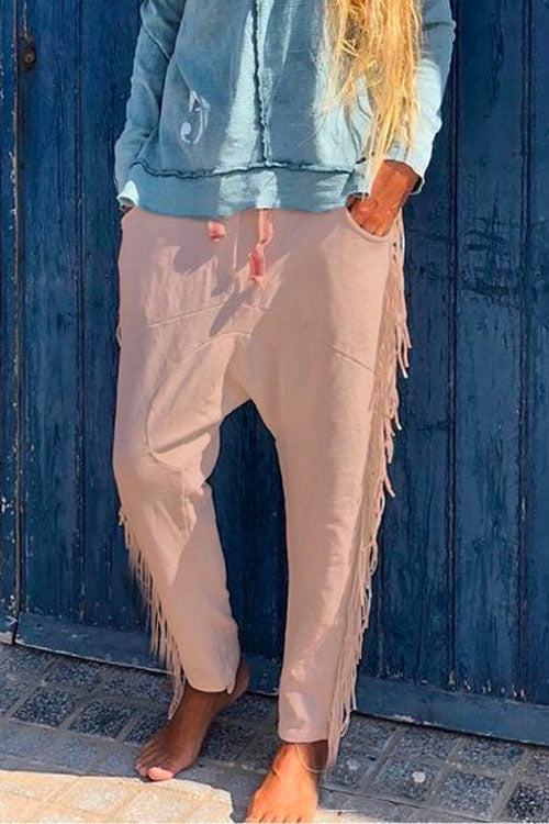 Margovil Tassel Fringes Harem Pants