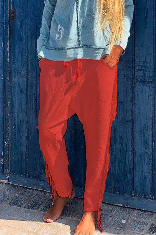 Margovil Tassel Fringes Harem Pants