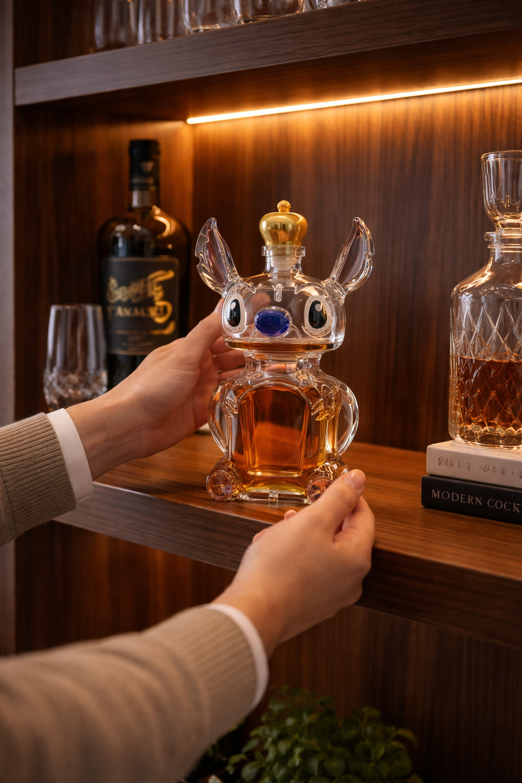 Whiskey Bottle – Stitch Edition
