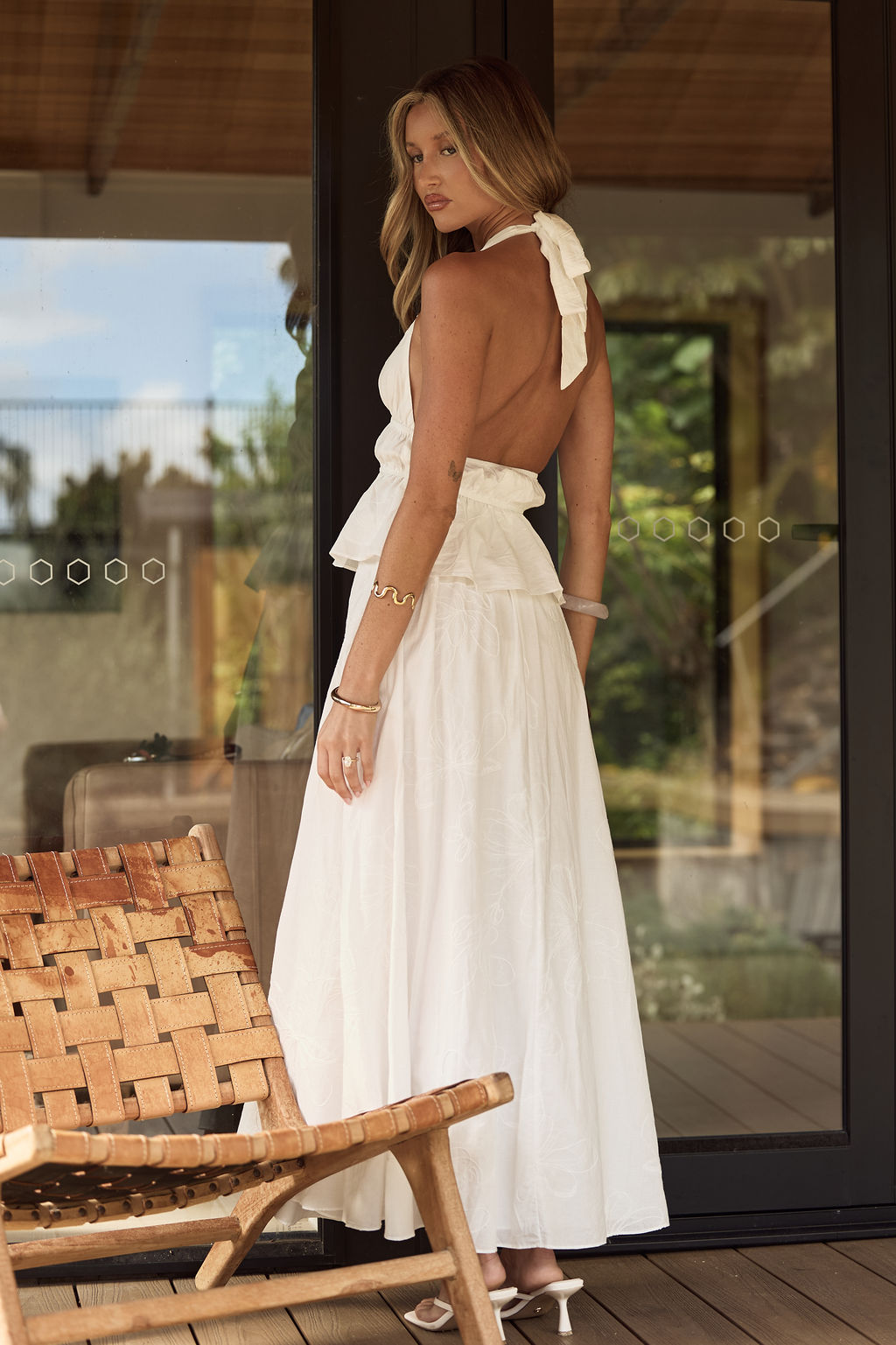 ELLE SET - WHITE EMBROIDERY