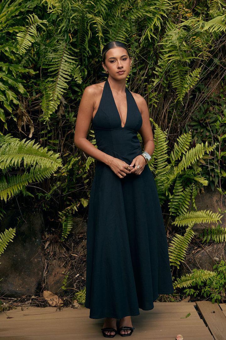 BELLA MAXI DRESS - BLACK
