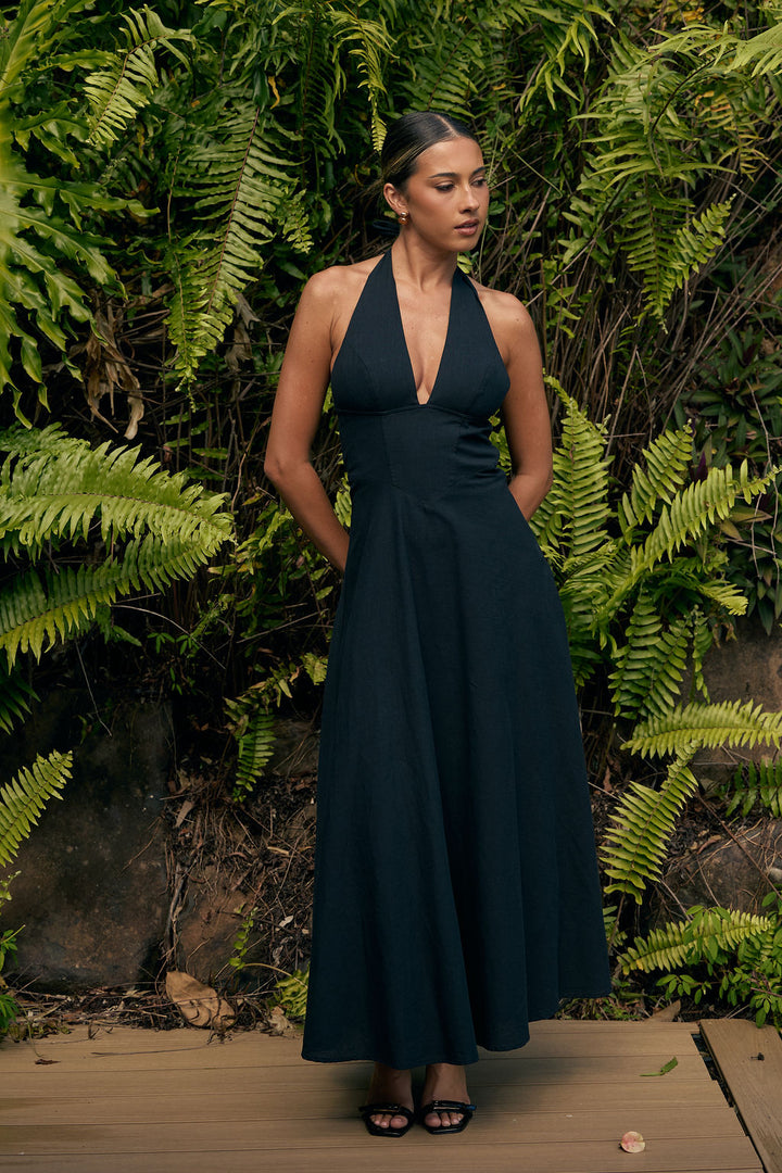 BELLA MAXI DRESS - BLACK