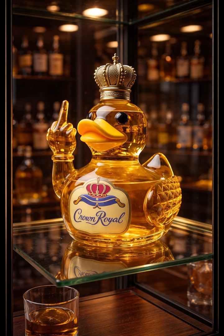 Whiskey Bottle - Rebel Duck Edition