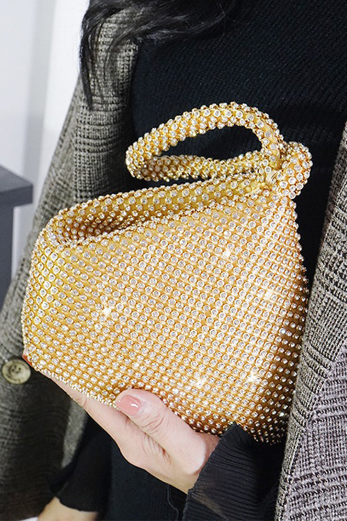 Margovil Full Rhinestones Bling Evening Clutch Handbag