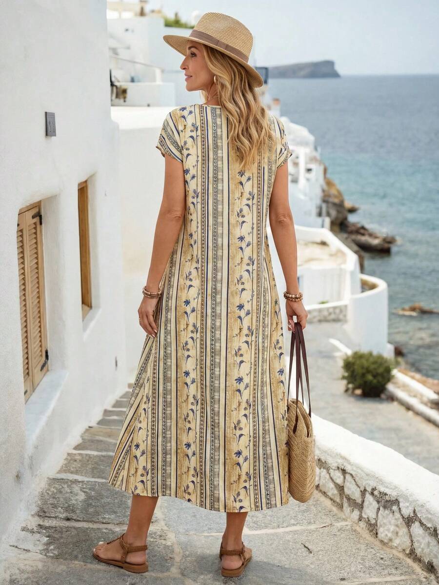 Veni™ Elegant Flattering Summer Dress
