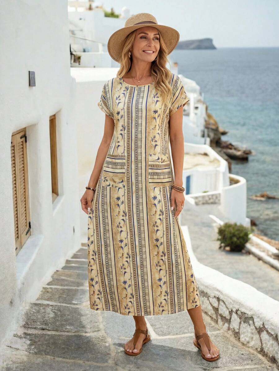 Veni™ Elegant Flattering Summer Dress