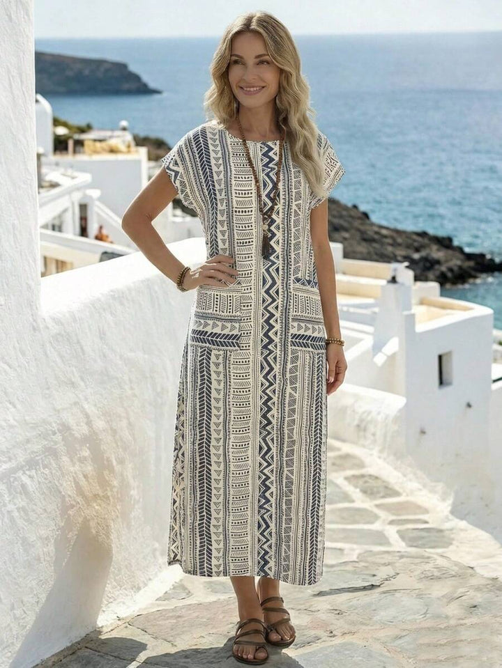 Rose™ Elegant Geometric  Dress