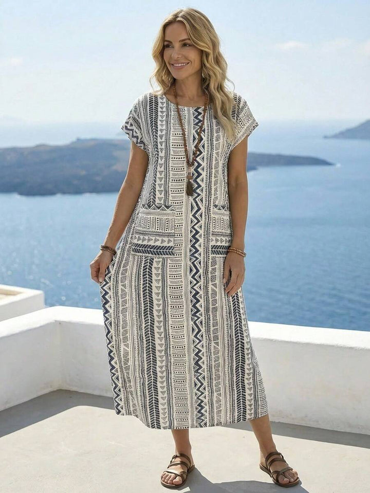 Rose™ Elegant Geometric  Dress