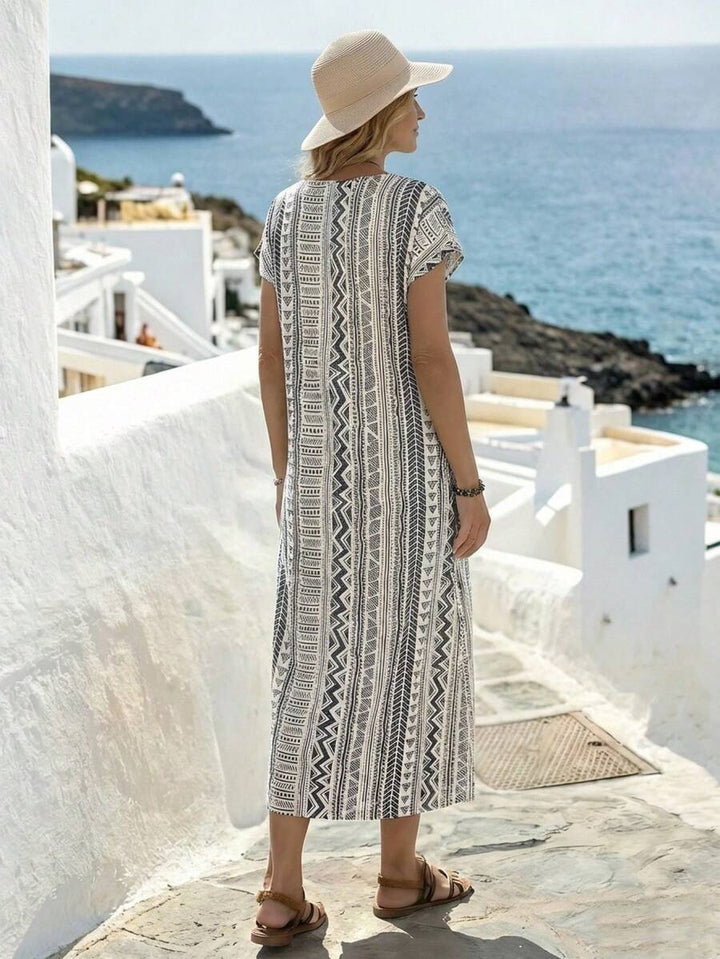 Rose™ Elegant Geometric  Dress