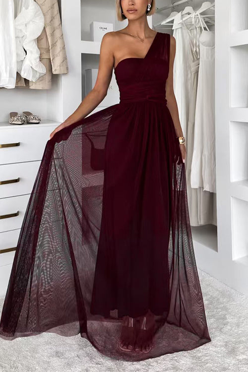 High Rise Versatile Tulle Maxi Dress