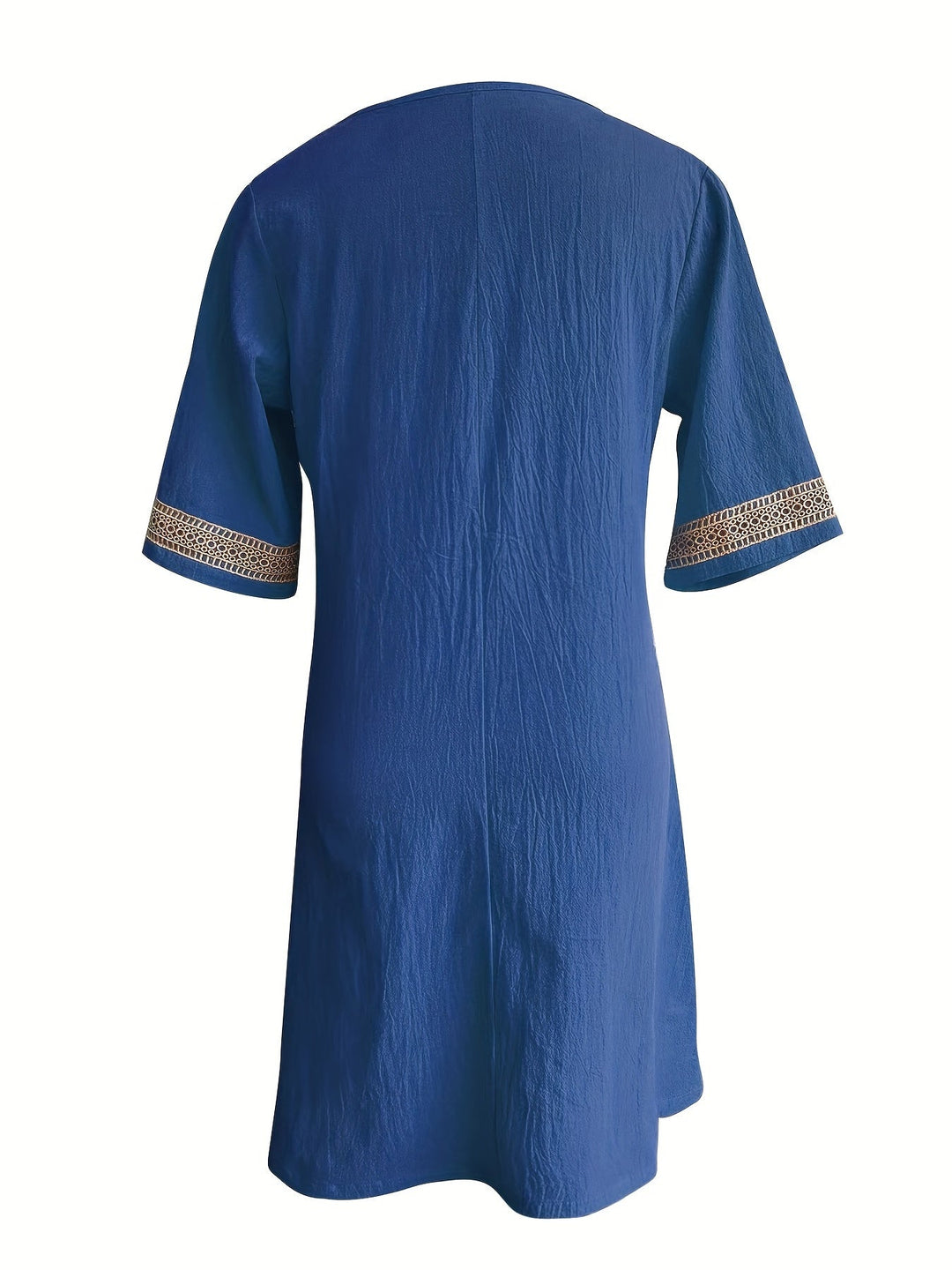 Dentelle | V-Neck Lace Short Sleeve Dress