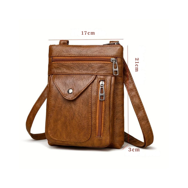 Lina | Vintage feel, everyday comfort — Leather Shoulder Bag