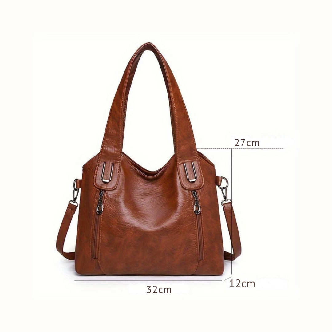 Emma | Timeless and trusted — Retro Leather Shoulder Bag