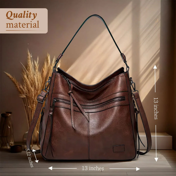 Magda | Spacious without being heavy — Leather Bag for Everyday Use