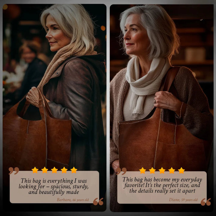 Laura | Everything with you, nothing too heavy — Spacious Leather Bag