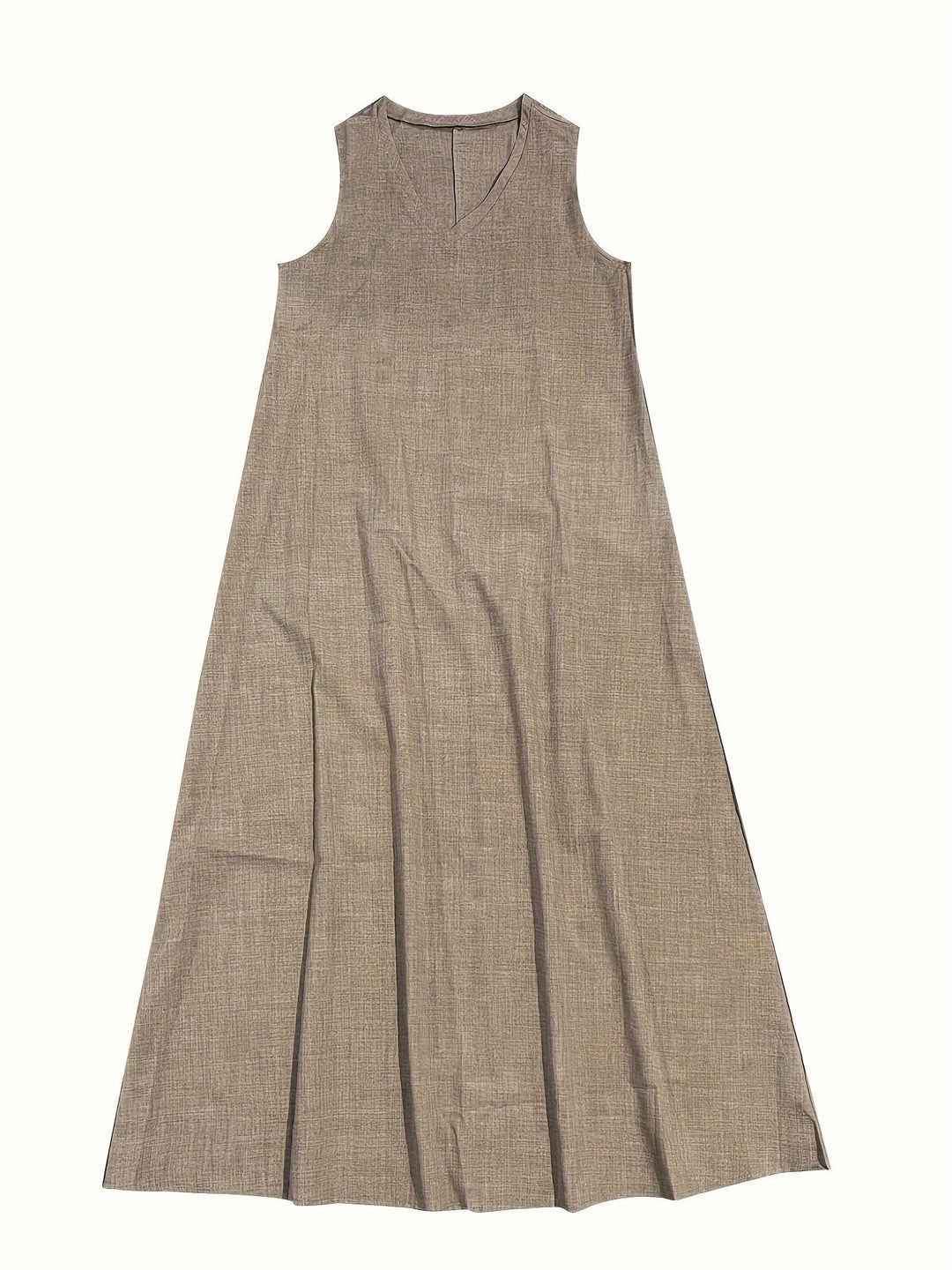 Seraphine | Drapey V-Neck Sleeveless Loose Fit Maxi Dress