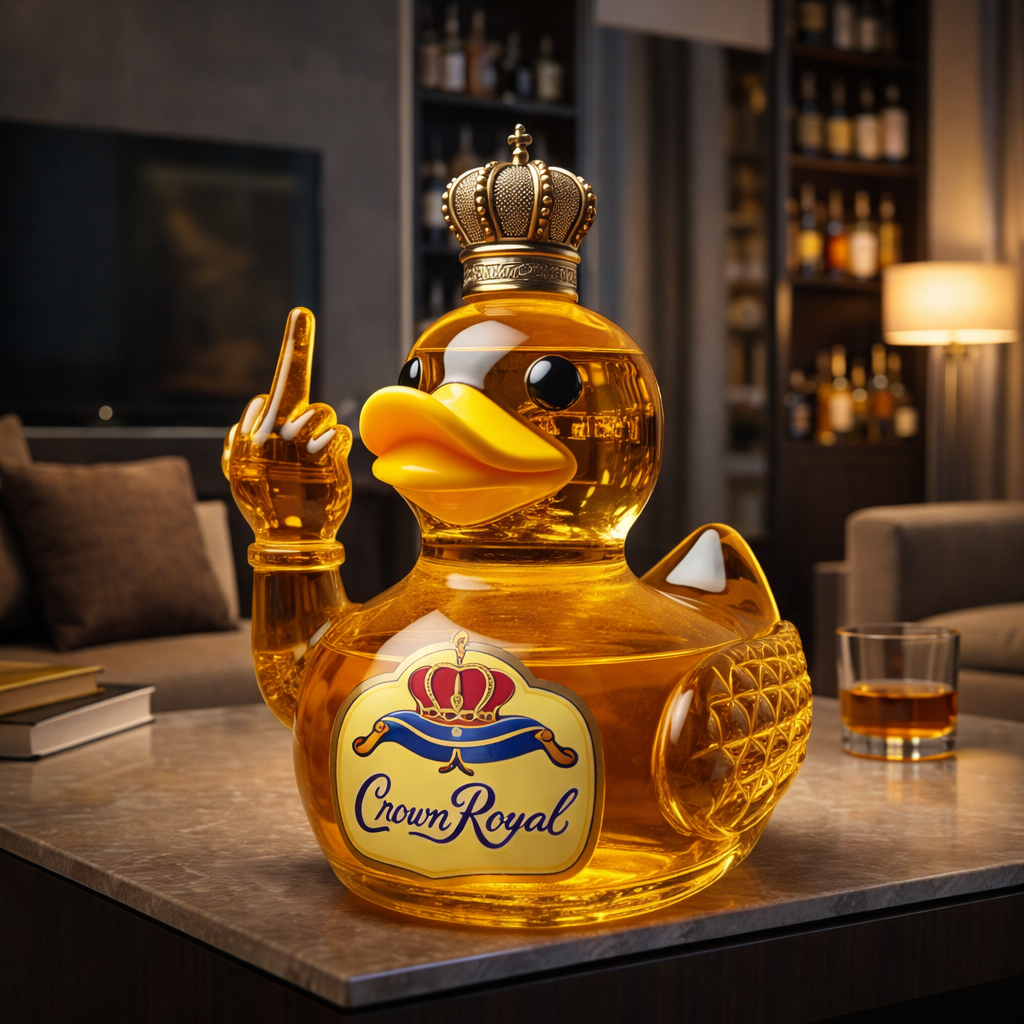 Whiskey Bottle - Rebel Duck Edition