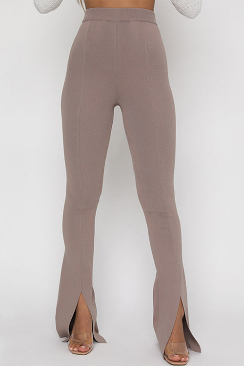 Margovil High Rise Slit Bell Bottoms Skinny Pants