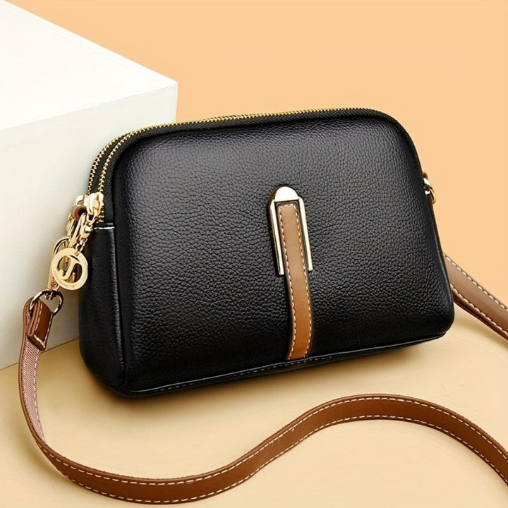 Mila | Small but spacious — Leather Shoulder Bag