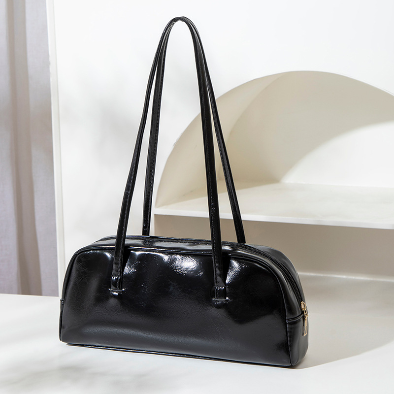 Margovil Top Handle Faux Leather Shoulder Bag