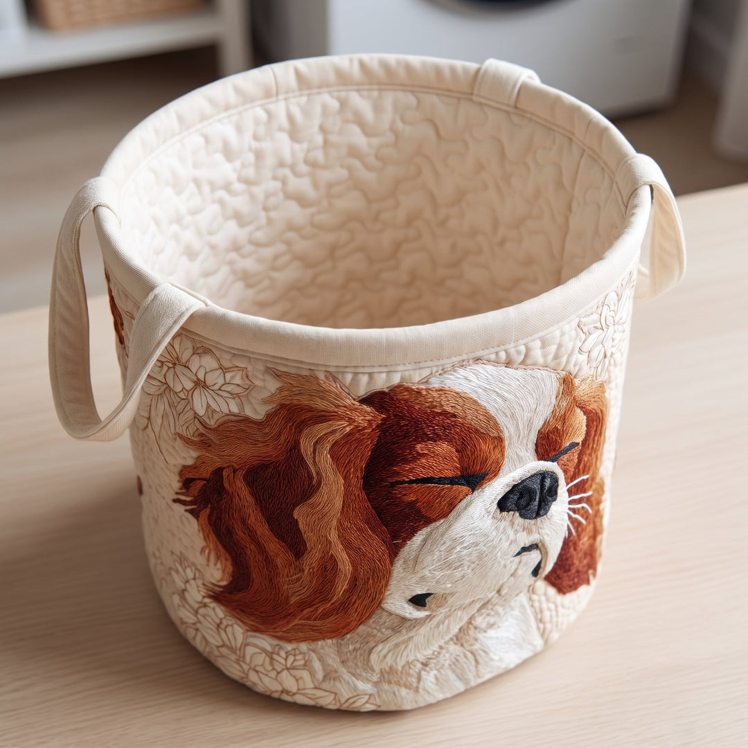 Cavalier King Charles Quilted Basket │ B1G1