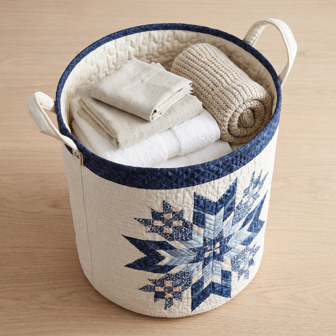 Snowflake // Quilted Basket