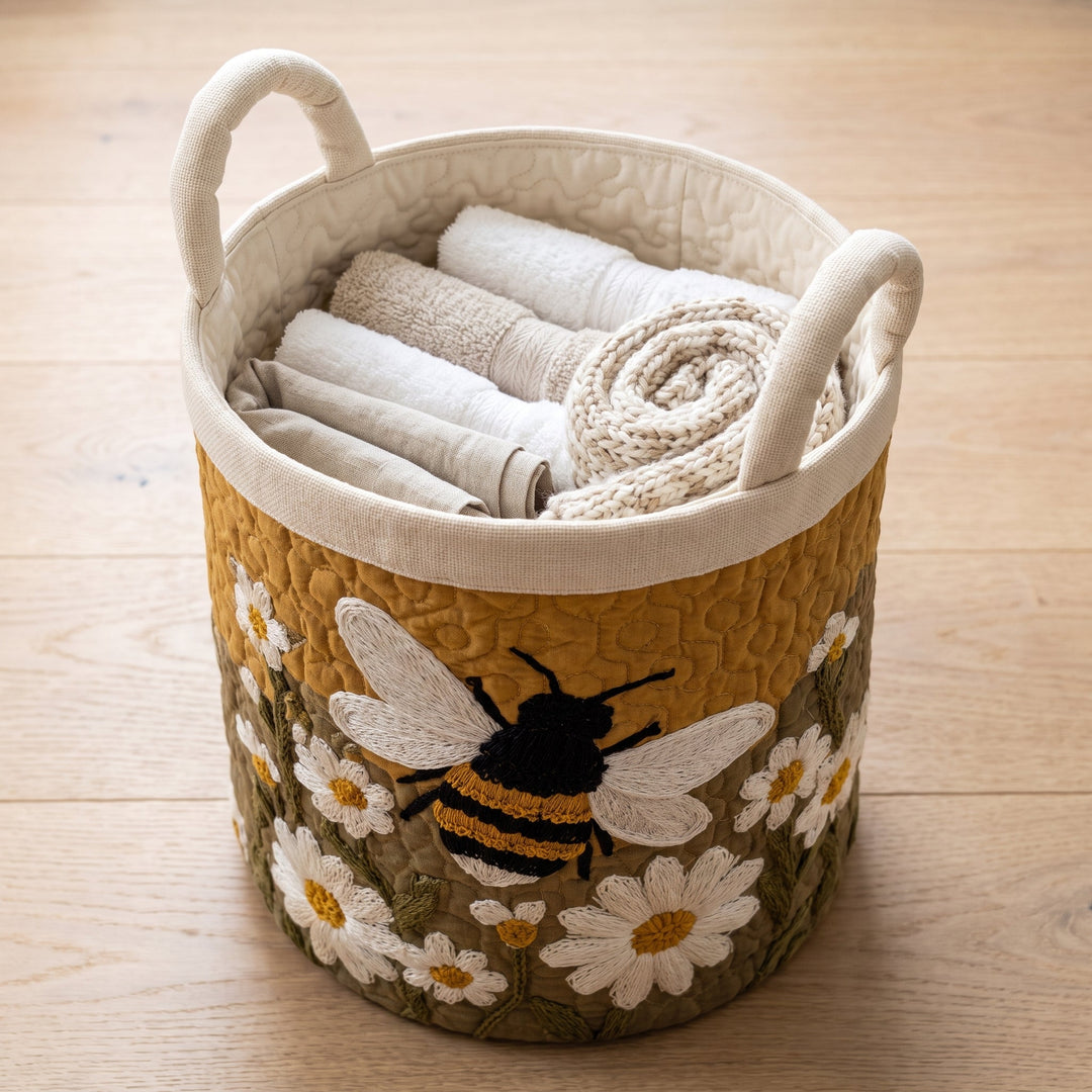 Daisy & Bee / Quilted Basket