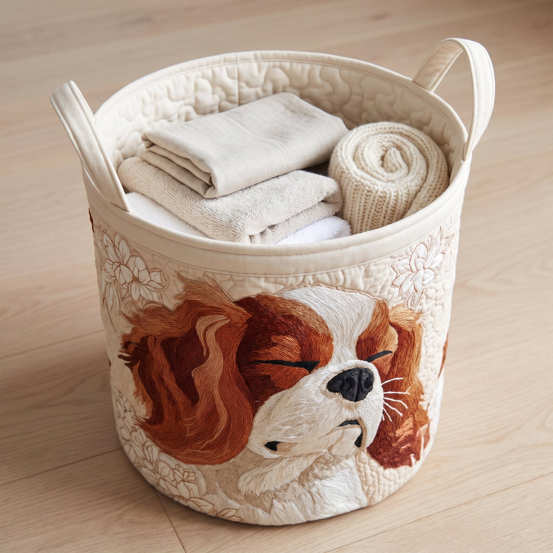 Cavalier King Charles Quilted Basket │ B1G1