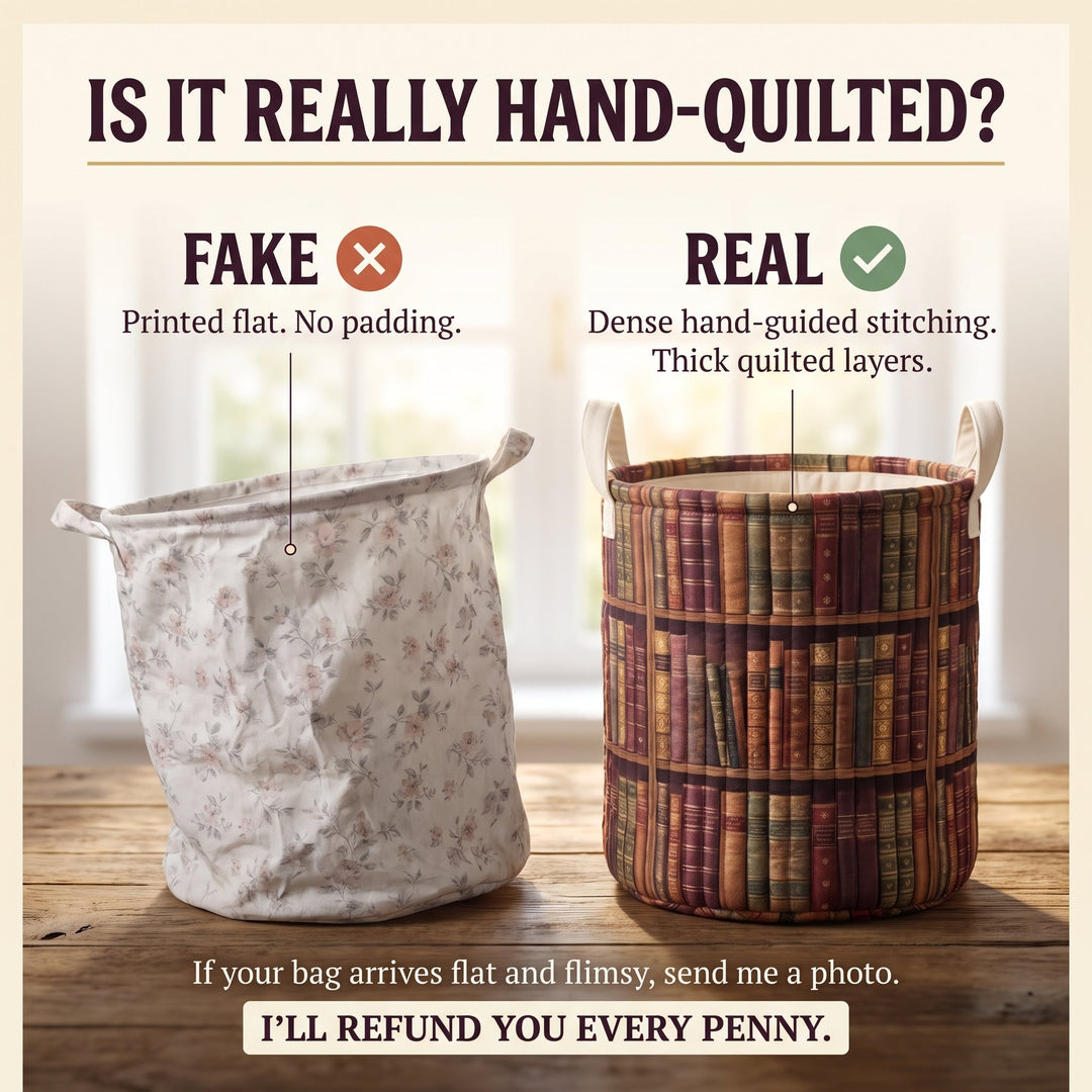 Literary Spirit / Quilted Basket