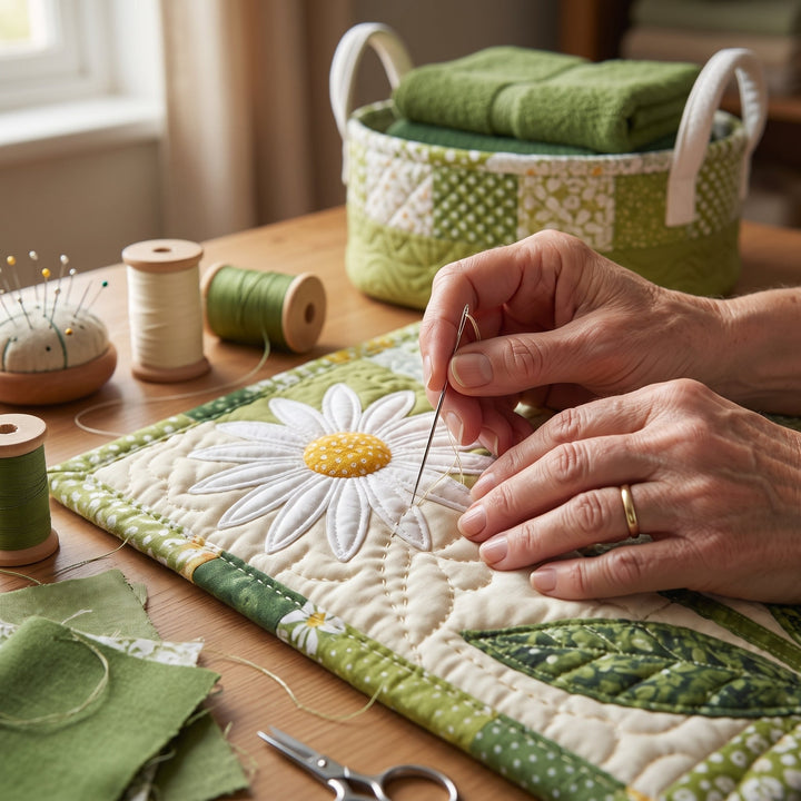 Sunny Stems / Quilted Basket