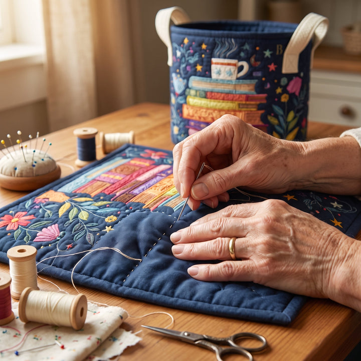 Dreamy Pages / Quilted Basket