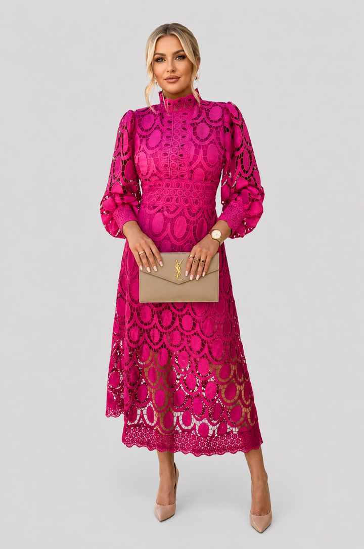 Eloah | Elegant Lace Midi Dress