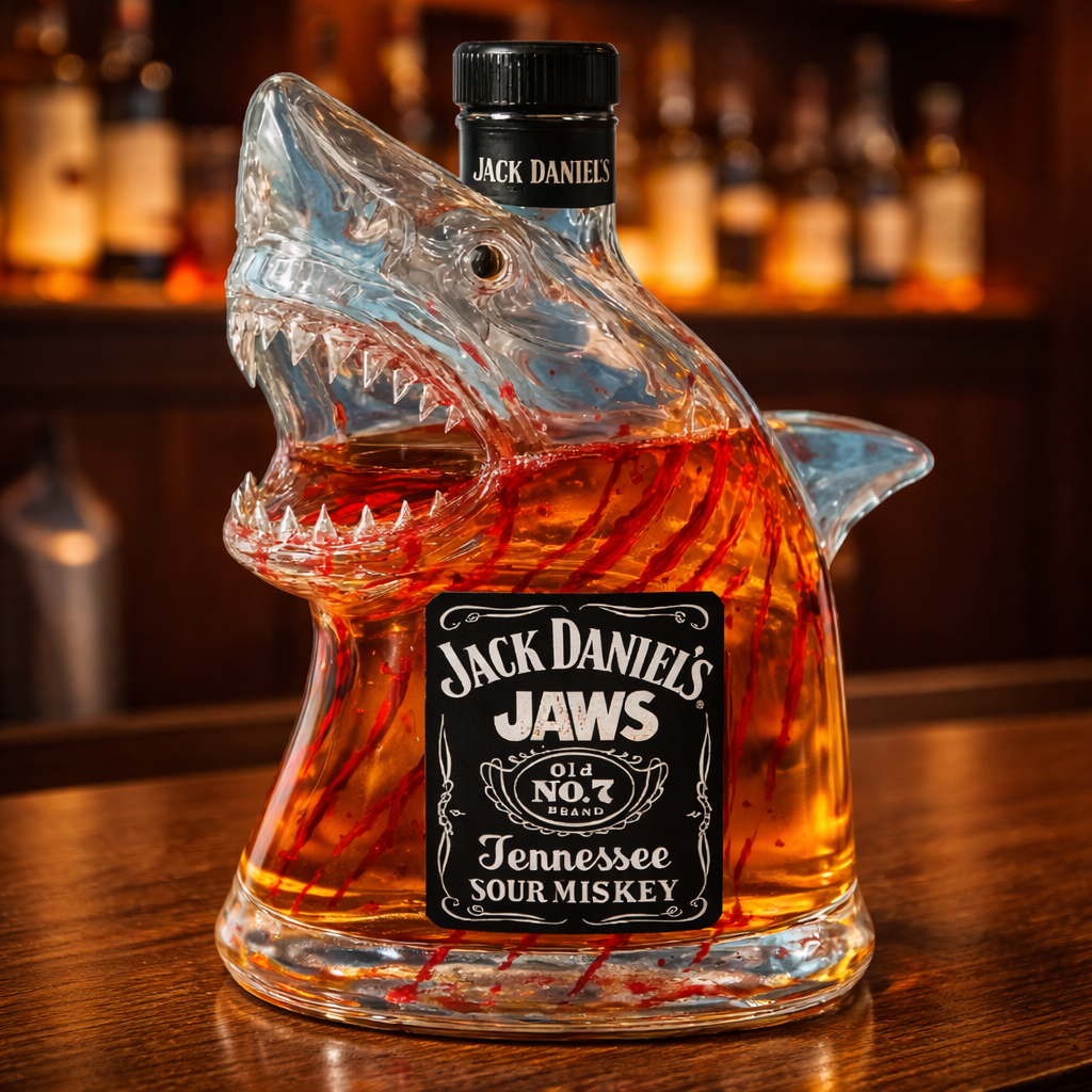 Whiskey Bottle - Shark Edition