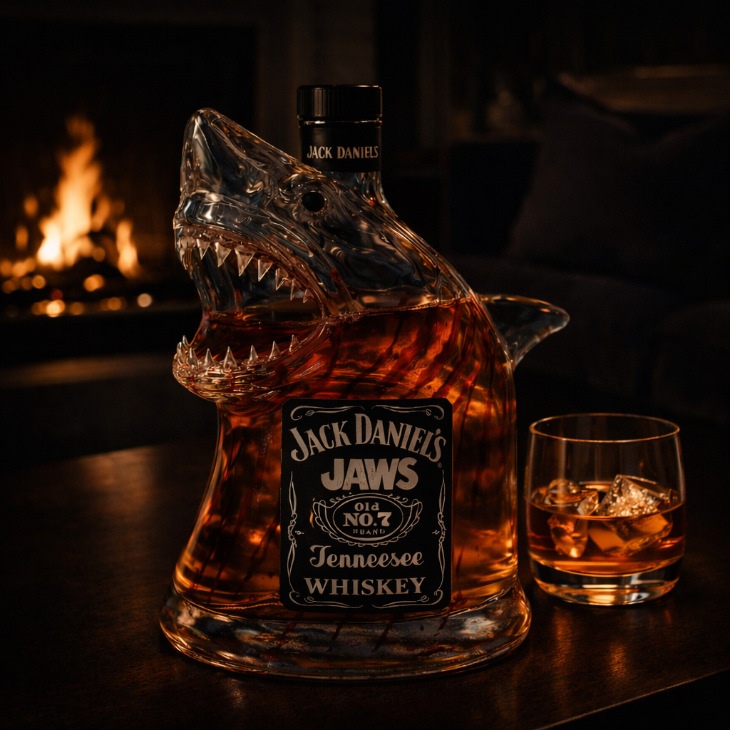 Whiskey Bottle - Shark Edition