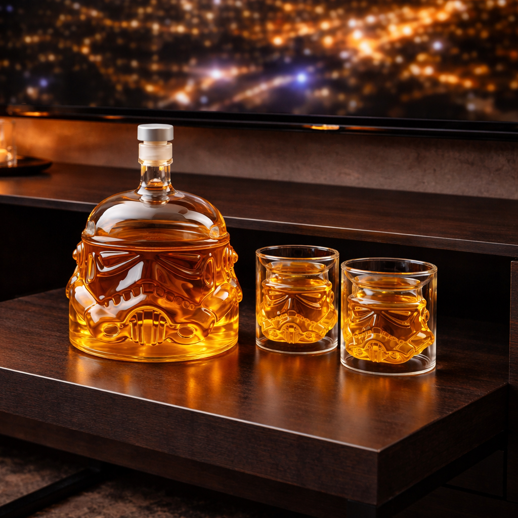 Whiskey Bottle - Set Bottle and Glasses Edition