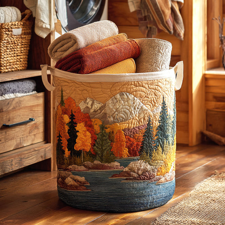 Autumn River // Quilted Basket