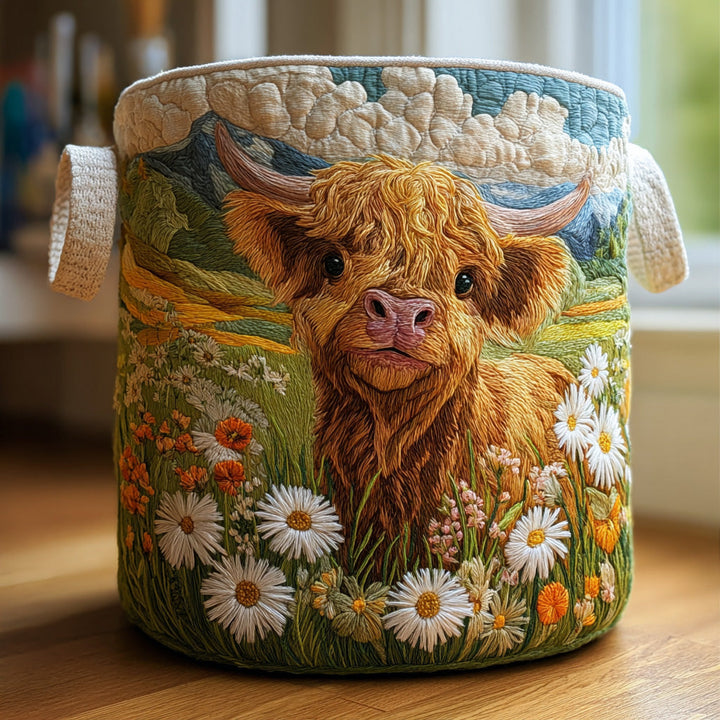 Blooming Highlands // Quilted Basket