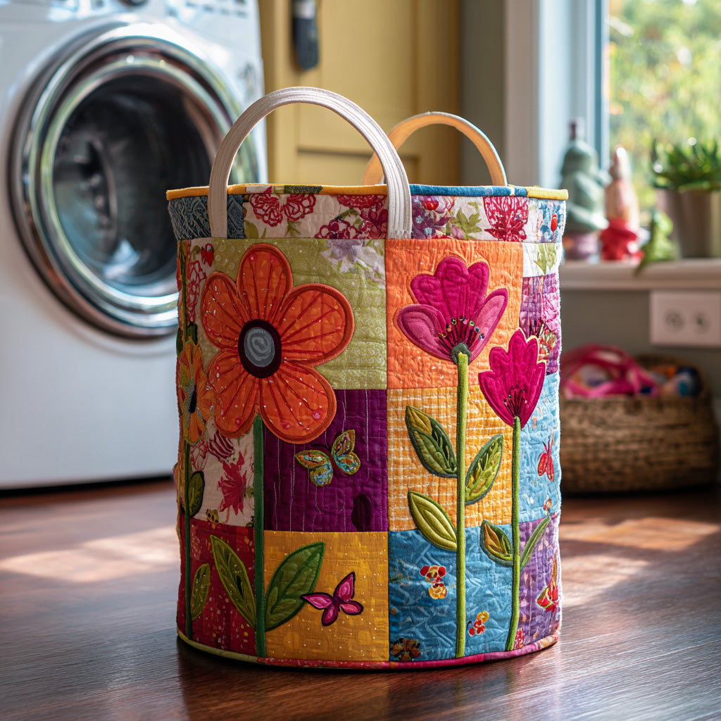 Bohemian Style / Quilted Basket