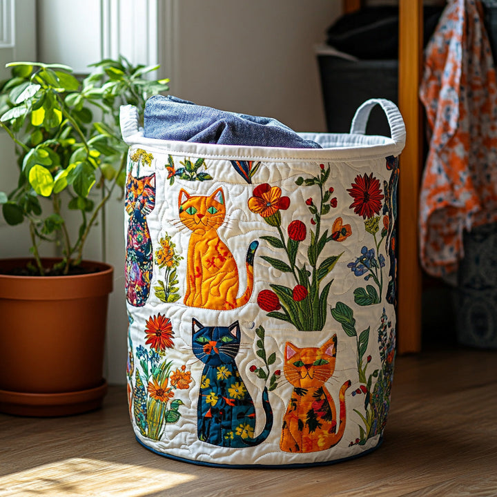Cats Quilted Basket │ B1G1