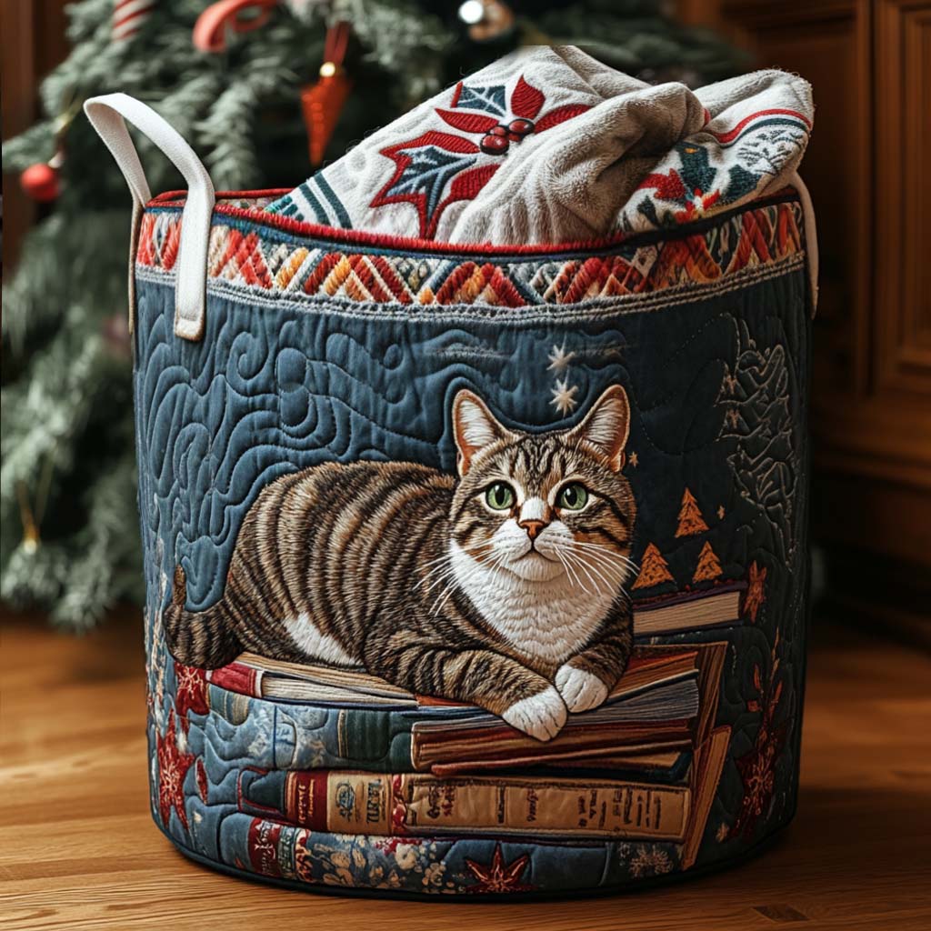 Christmas Pattern // Quilted Basket