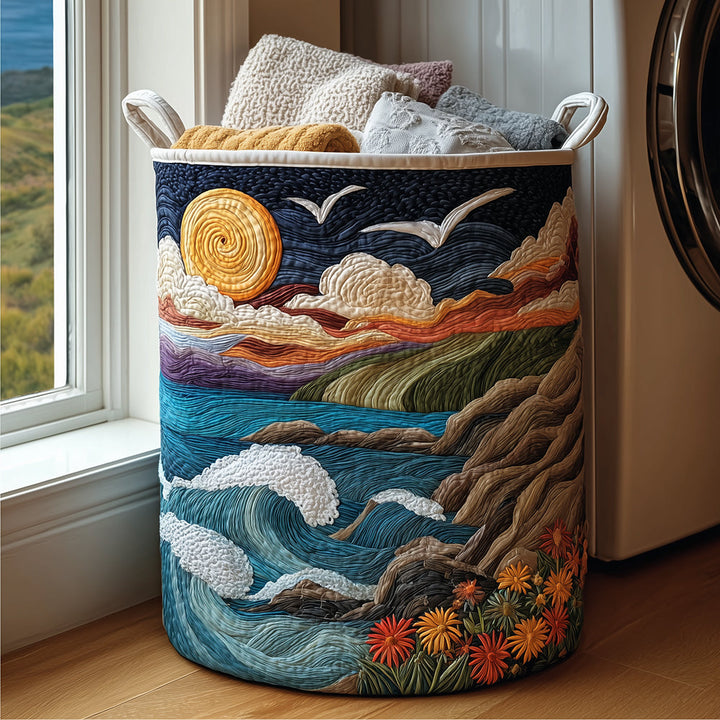 Coast at Dawn // Quilted Basket
