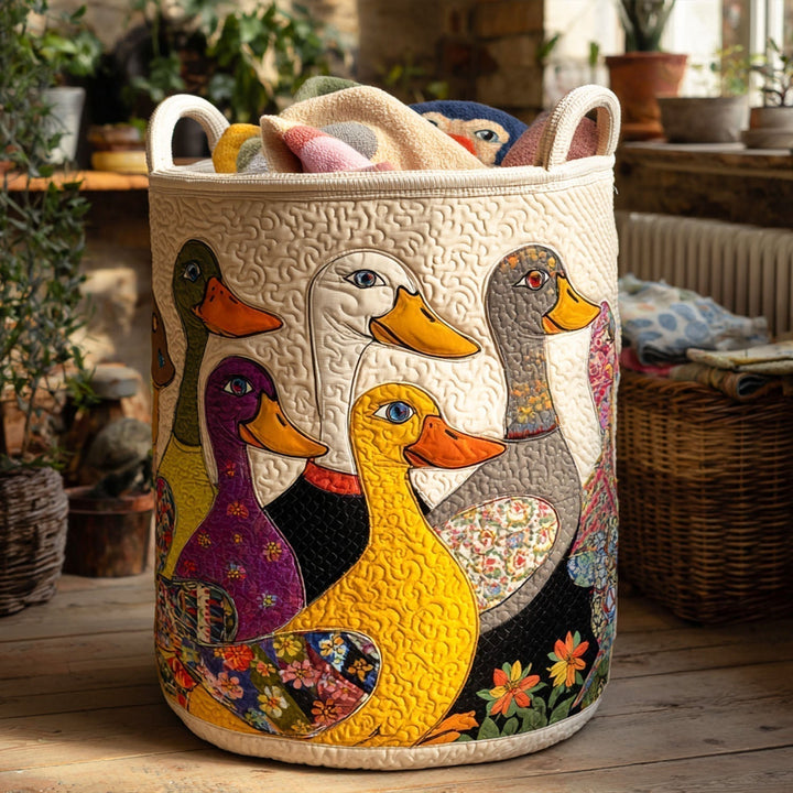 Crazy Duck // Quilted Basket