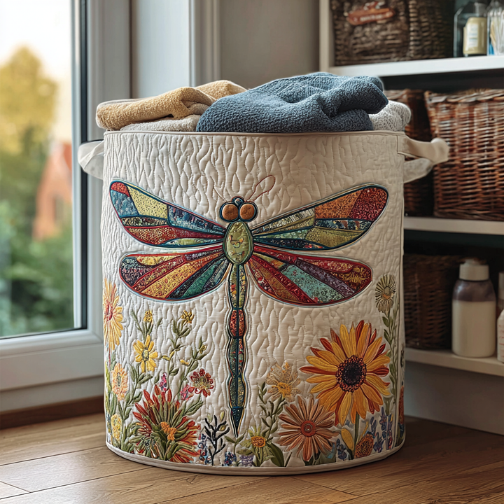Dragonfly Pattern / Quilted Basket