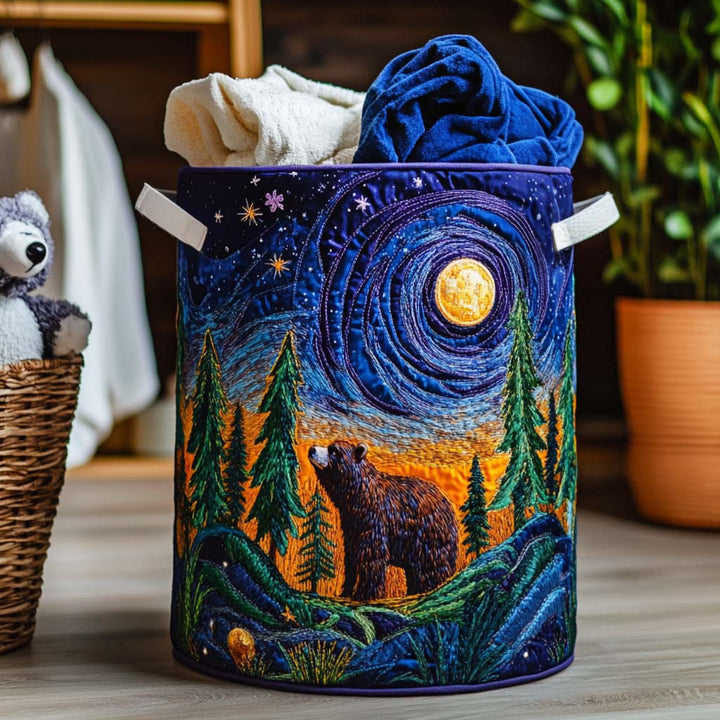 Dreamy Teddy Bear // Quilted Basket