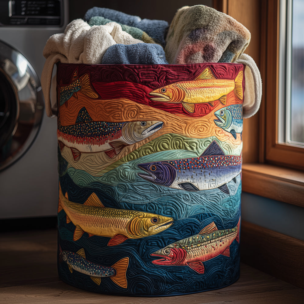 Fantasy Trout // Quilted Basket