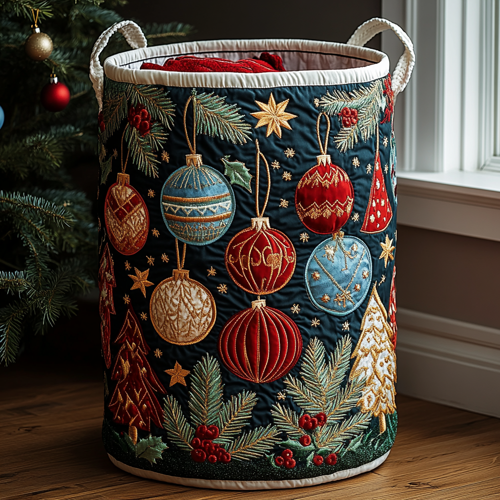 Festive Charm // Quilted Basket