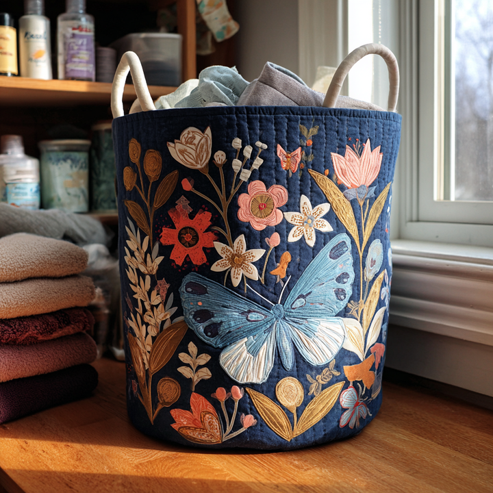 Floral Flight // Quilted Basket