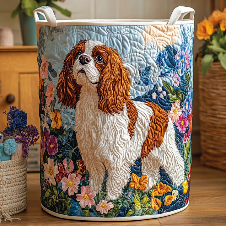 Floral // Quilted Basket
