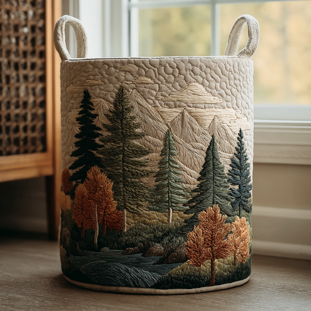 Forest // Quilted Basket
