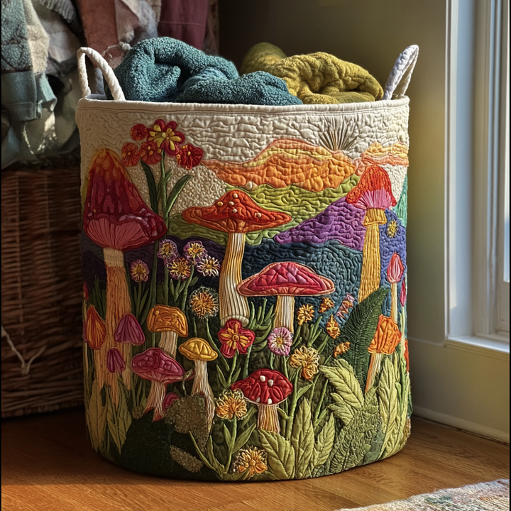 Garden at Dawn / Quilted Basket